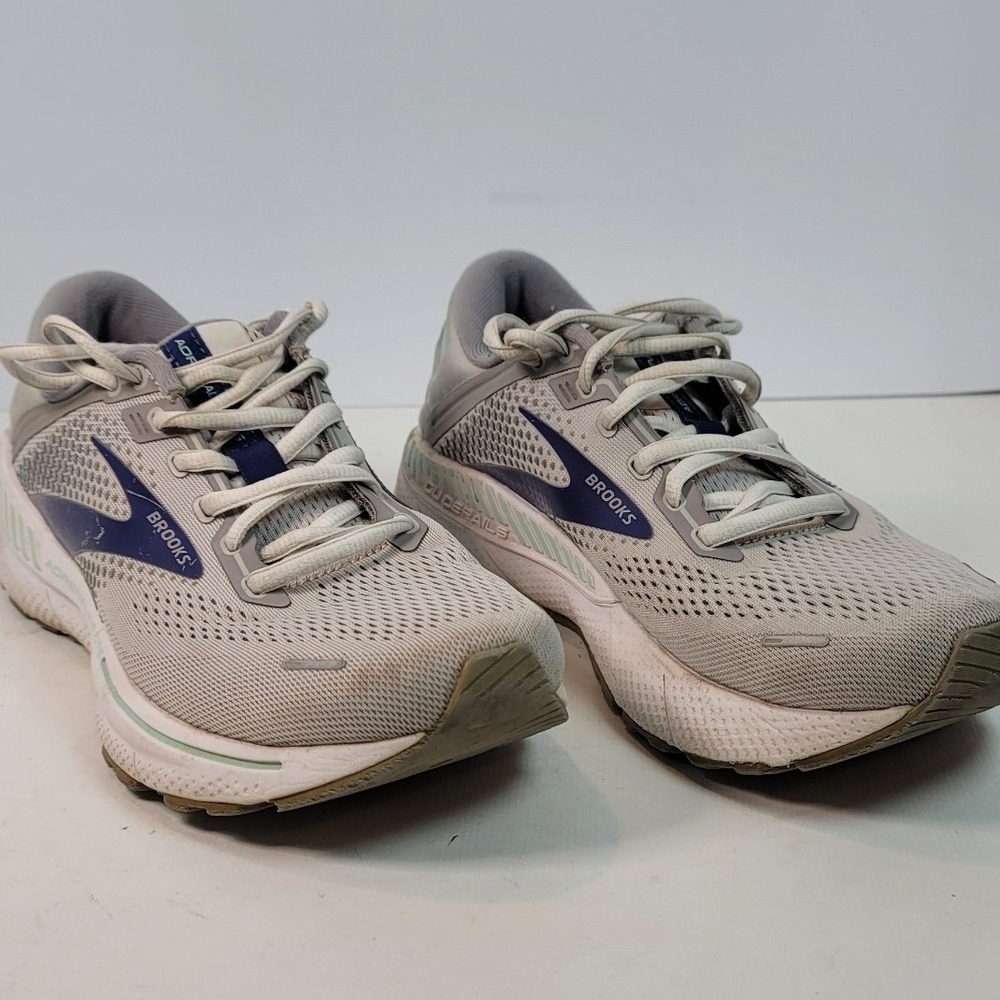 Brooks Adrenaline GTS 22 Womens Running Shoes Grey Blue Narrow 2A 1203532A045 9